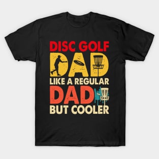 Funny Disc Golf Dad Player Vintage Retro T-Shirt